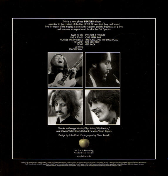 Beatles, The : Let It Be (LP,Album,Reissue,Stereo)