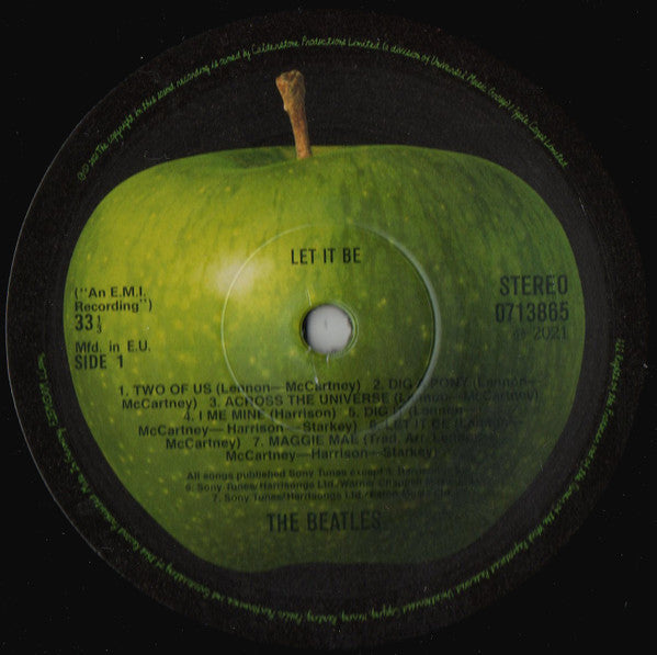 Beatles, The : Let It Be (LP,Album,Reissue,Stereo)