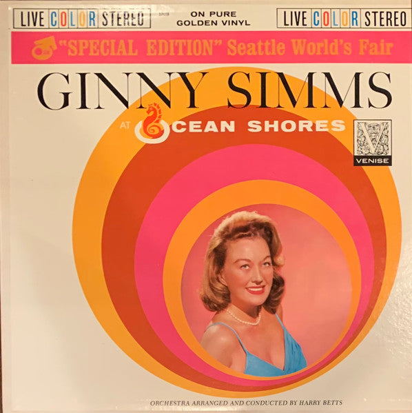 Ginny Simms : Ginny Simms At Ocean Shores (LP,Album,Stereo)