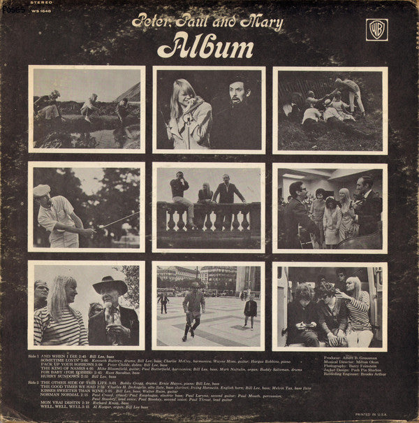 Peter, Paul & Mary : Album (LP,Album,Stereo)