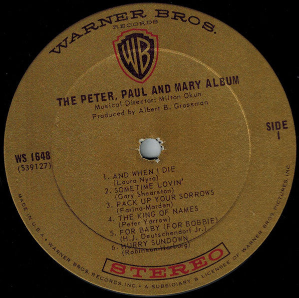 Peter, Paul & Mary : Album (LP,Album,Stereo)