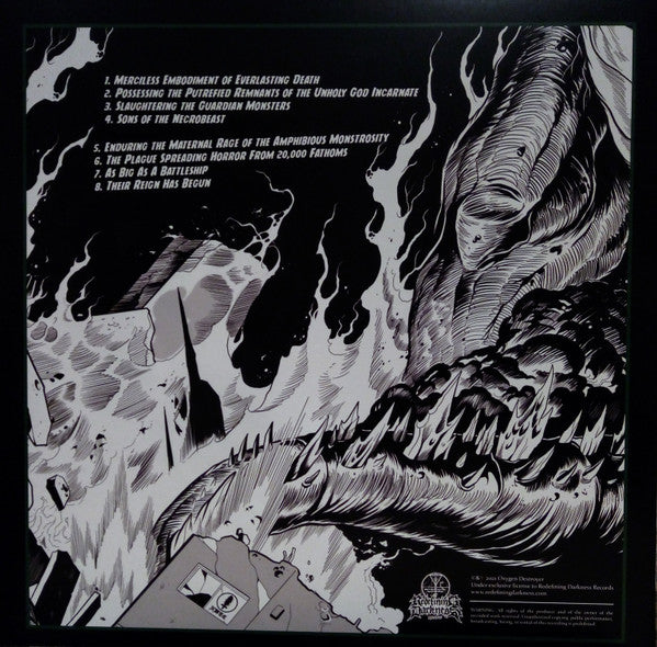 Oxygen Destroyer (3) : Sinister Monstrosities Spawned By The Unfathomable Ignorance Of Humankind (12",45 RPM,Album,Limited Edition)