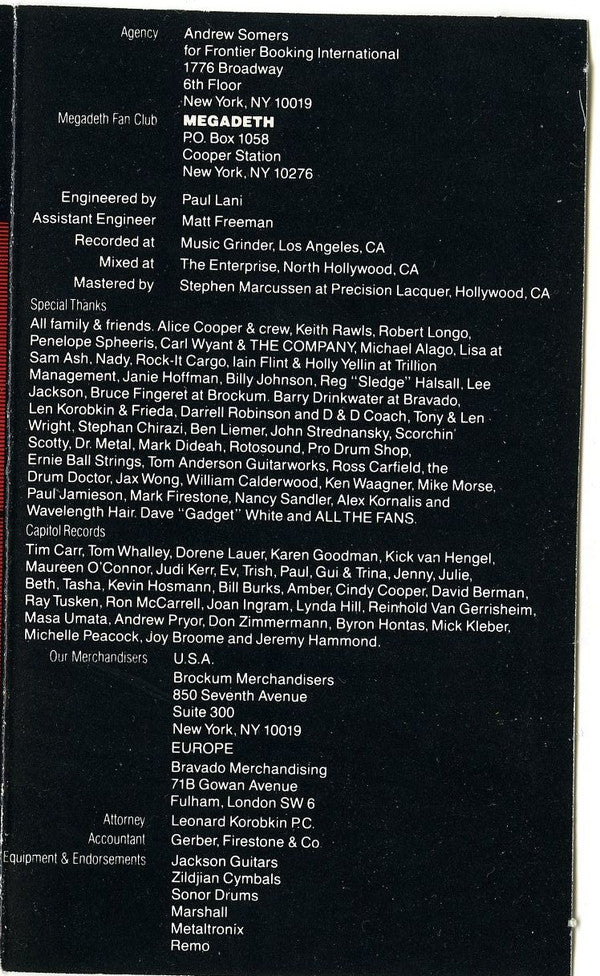 Megadeth : So Far, So Good... So What! (Album)
