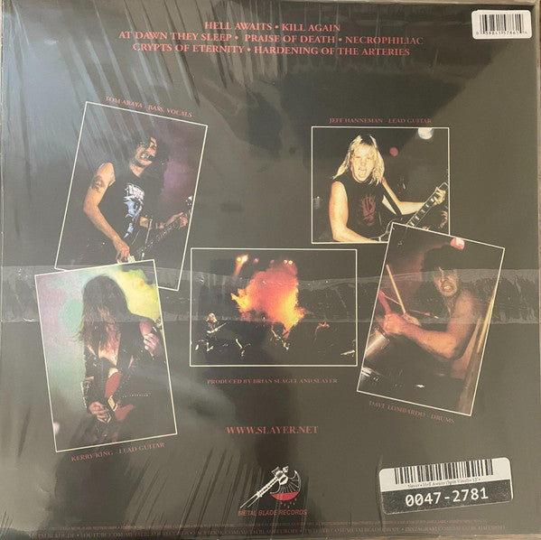Slayer : Hell Awaits (LP,Album,Limited Edition,Reissue,Remastered)
