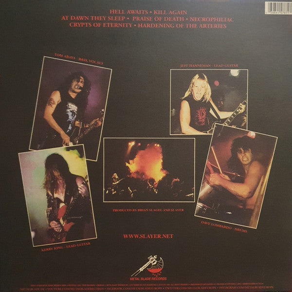 Slayer : Hell Awaits (LP,Album,Reissue,Remastered)
