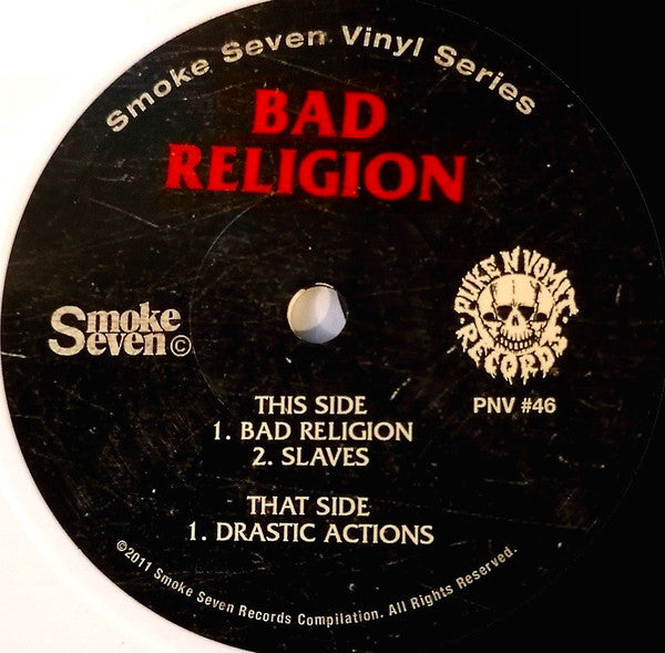 Bad Religion : Bad Religion (Public Service Comp Tracks 1981) (7",45 RPM,Repress)