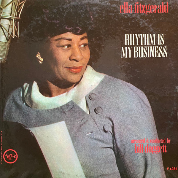 Ella Fitzgerald, Bill Doggett : Rhythm Is My Business (LP,Mono)