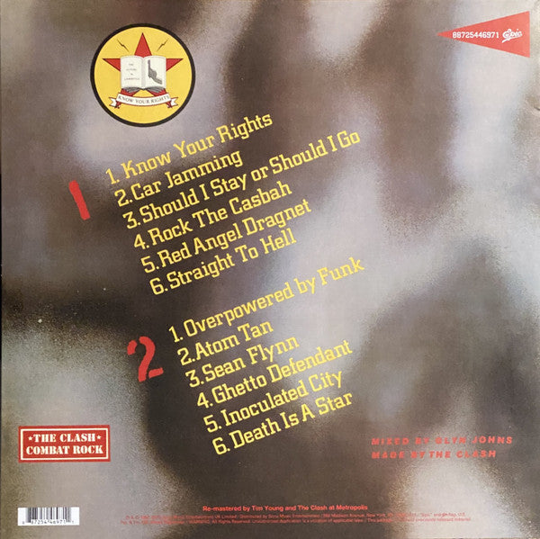 Clash, The : Combat Rock (LP,Album,Reissue,Remastered,Stereo)