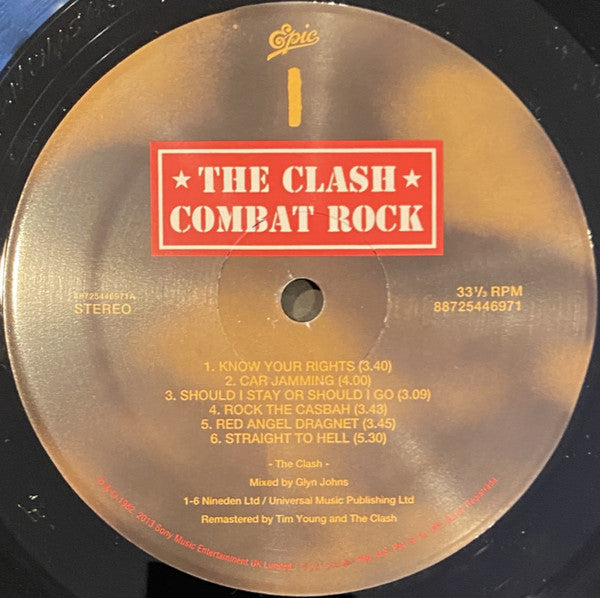 Clash, The : Combat Rock (LP,Album,Reissue,Remastered,Stereo)