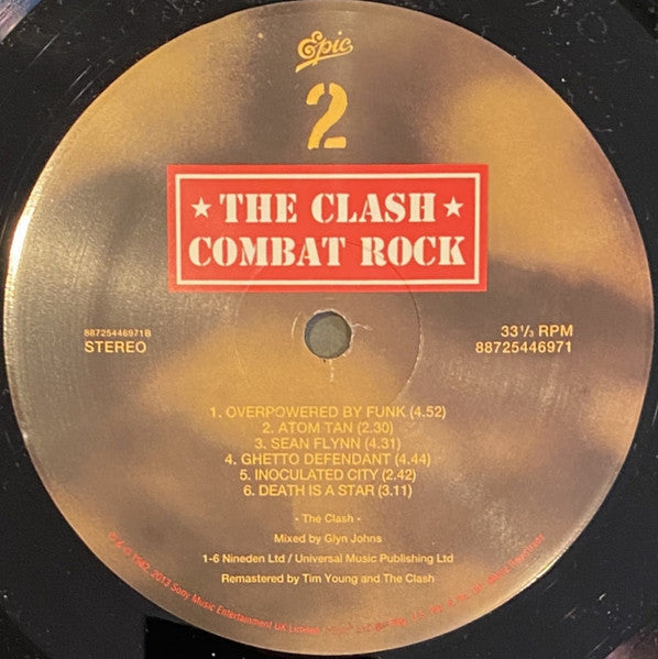 Clash, The : Combat Rock (LP,Album,Reissue,Remastered,Stereo)