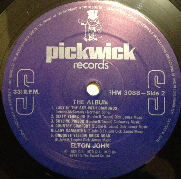 Elton John : The Album (LP,Compilation)