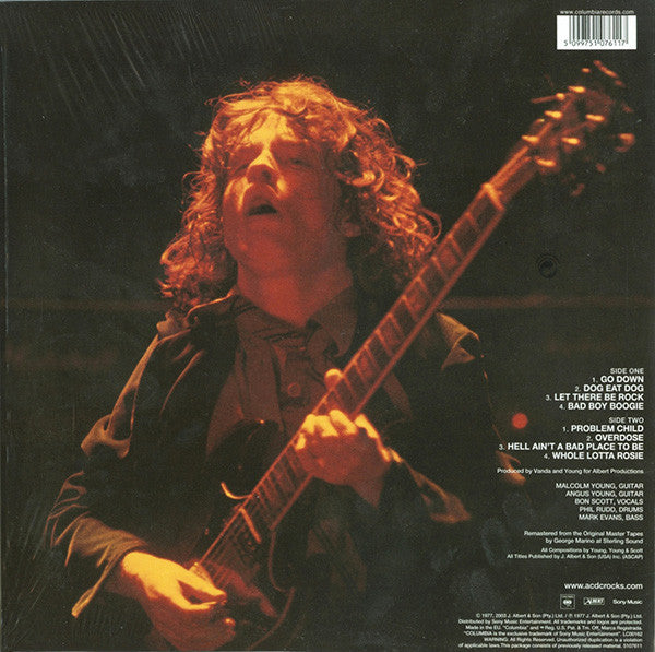 AC/DC : Let There Be Rock (LP,Album,Reissue,Remastered,Stereo)