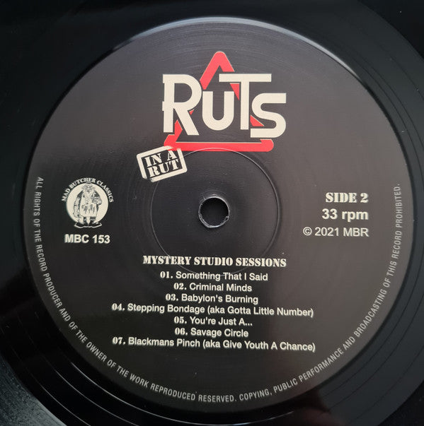 Ruts, The : In A Rut (LP,Compilation,Reissue)