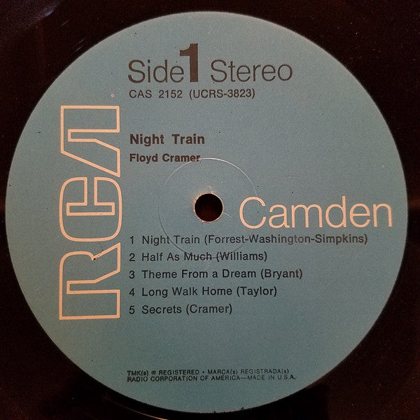 Floyd Cramer : Night Train (LP,Album,Reissue)