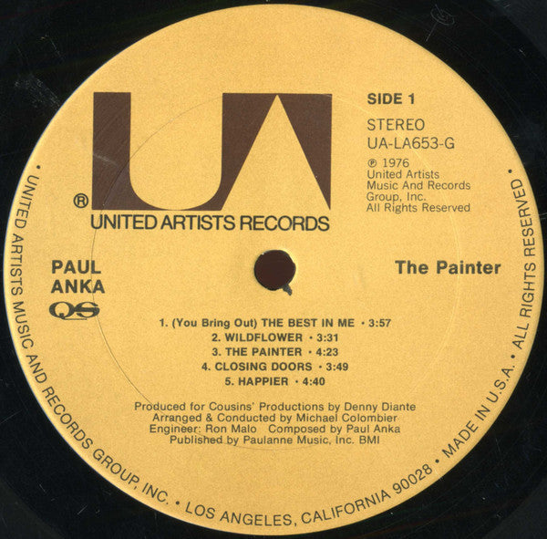 Paul Anka : The Painter (LP,Album,Quadraphonic)