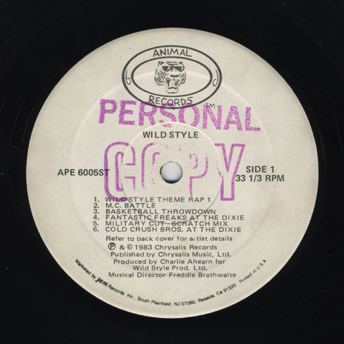 Various : Wild Style (LP,Album,Promo)