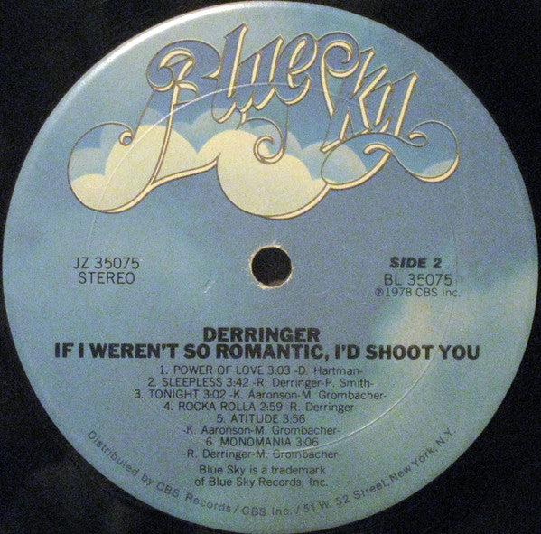 Derringer (2) : If I Weren't So Romantic, I'd Shoot You (LP,Album)