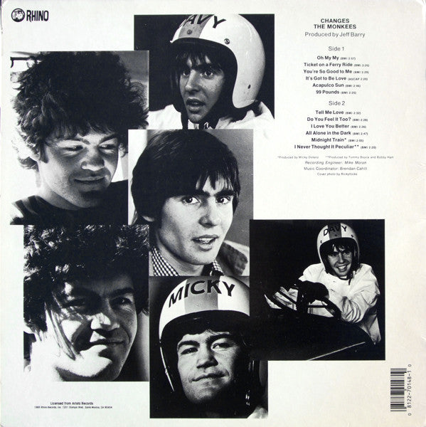 Monkees, The : Changes (LP,Album,Reissue)