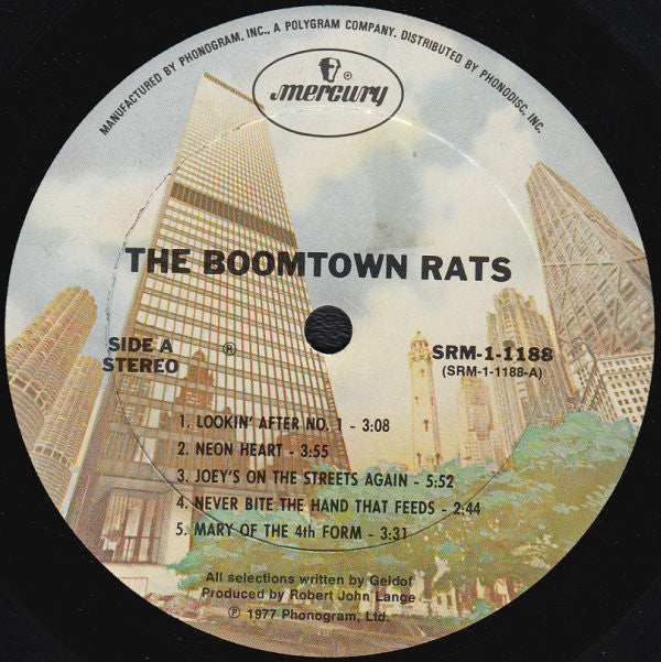 Boomtown Rats, The : The Boomtown Rats (LP,Album)