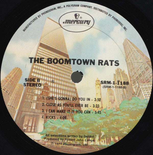 Boomtown Rats, The : The Boomtown Rats (LP,Album)