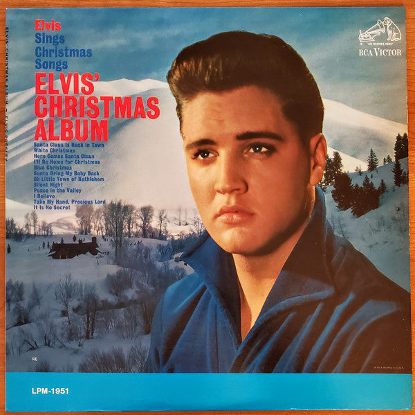 Elvis Presley : Elvis' Christmas Album (LP,Album,Mono,Reissue)