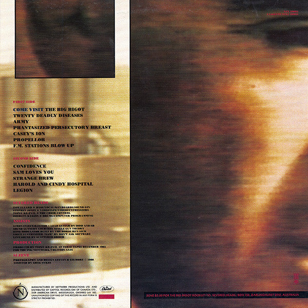 Severed Heads : Come Visit The Big Bigot (LP,Album)