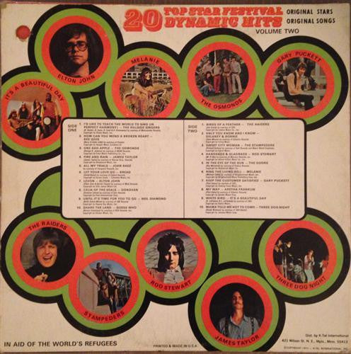 Various : 20 Top Star Festival Dynamic Hits Volume Two (LP,Compilation)