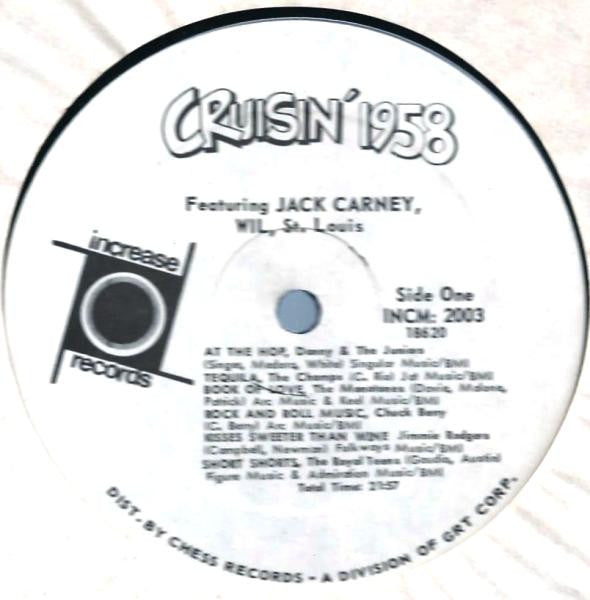 Various : Cruisin' 1958 (LP,Compilation,Mixed)