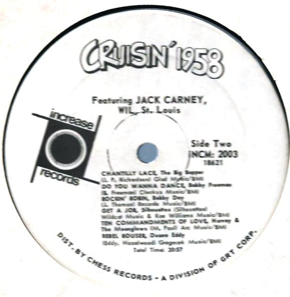 Various : Cruisin' 1958 (LP,Compilation,Mixed)