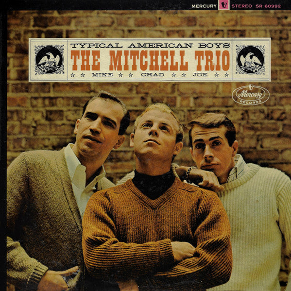 Chad Mitchell Trio, The : Typical American Boys (LP,Album,Stereo)