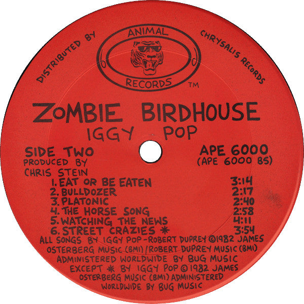 Iggy Pop : Zombie Birdhouse (LP,Album)