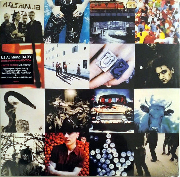 U2 : Achtung Baby (LP,Album,Limited Edition,Reissue,Remastered)