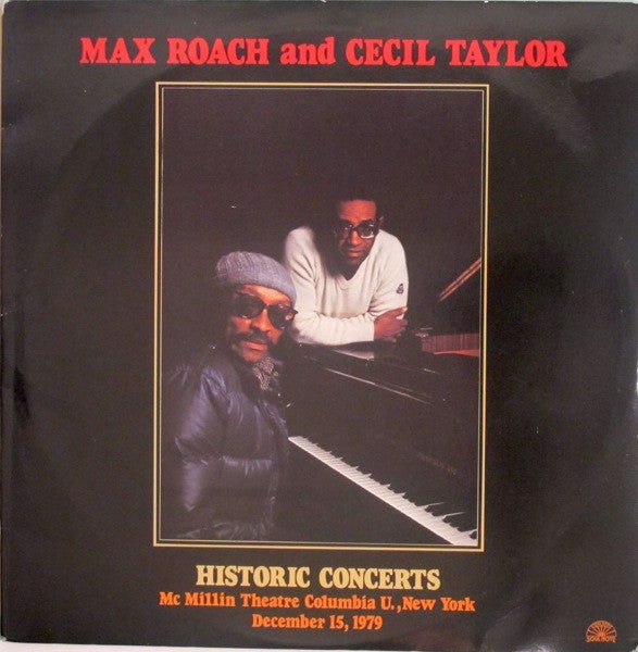 Max Roach And Cecil Taylor : Historic Concerts (LP,Album)