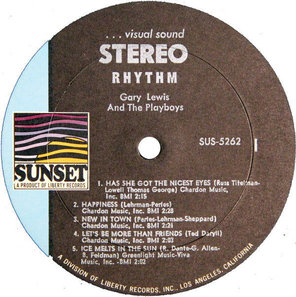 Gary Lewis & The Playboys : Rhythm! (LP,Compilation)