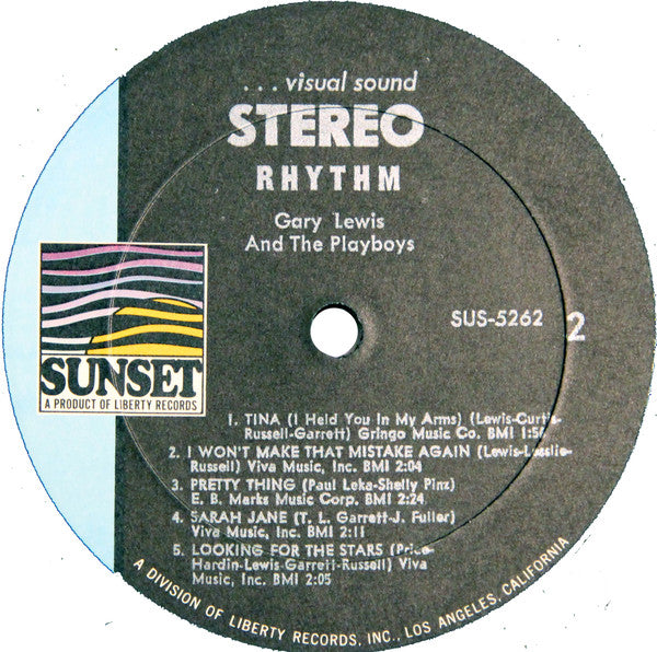 Gary Lewis & The Playboys : Rhythm! (LP,Compilation)