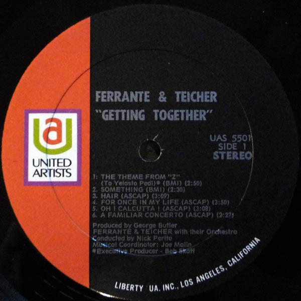 Ferrante & Teicher : Getting Together (LP,Album,Stereo)
