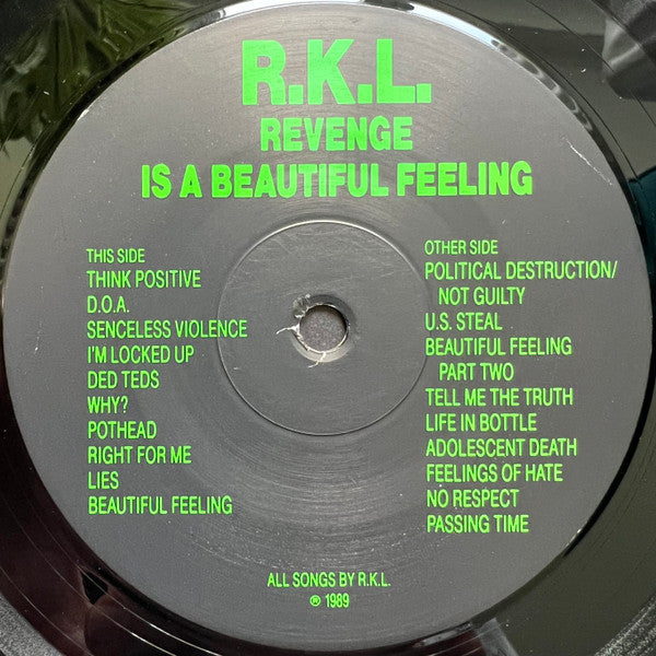 Rich Kids On LSD : Revenge Is A Beautiful Feeling (LP,Compilation)