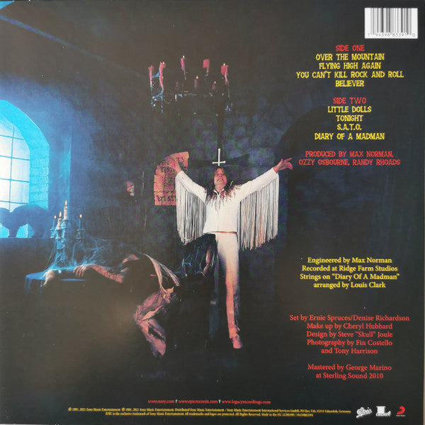 Ozzy Osbourne : Diary Of A Madman (LP,Album,Limited Edition,Reissue)