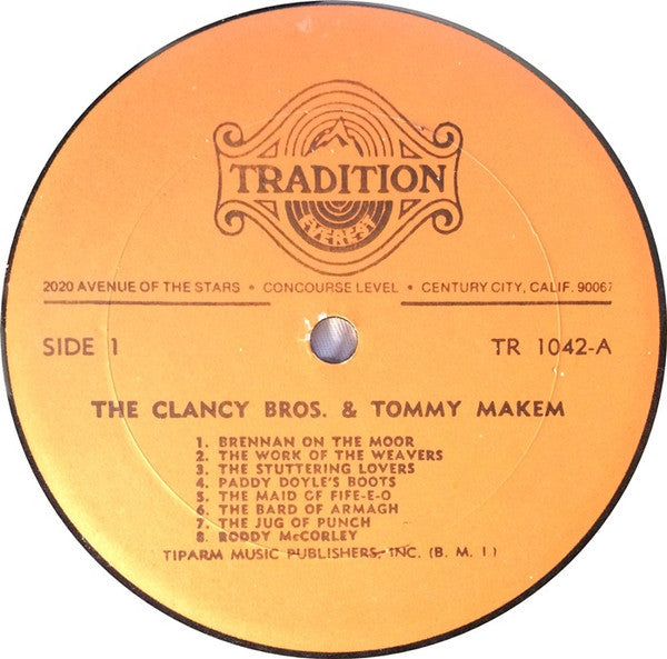 Clancy Brothers & Tommy Makem, The : The Clancy Bros. & Tommy Makem (LP,Album,Reissue,Stereo)