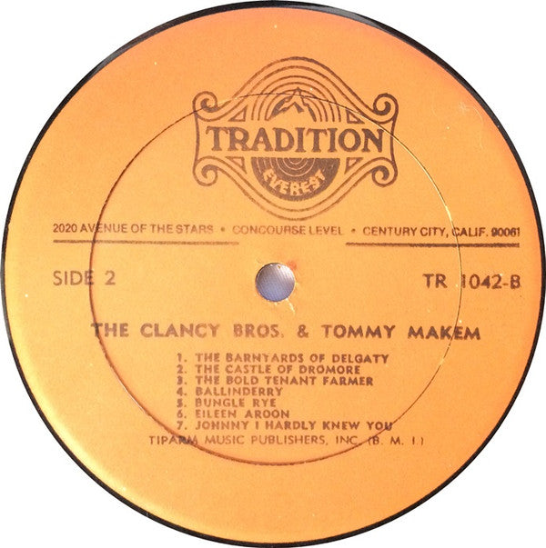 Clancy Brothers & Tommy Makem, The : The Clancy Bros. & Tommy Makem (LP,Album,Reissue,Stereo)