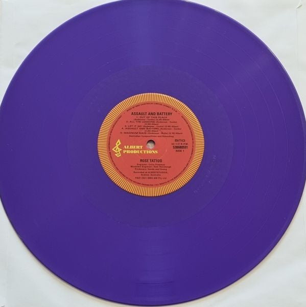 Rose Tattoo : Assault & Battery (LP,Album,Reissue)