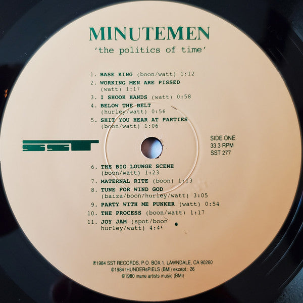 Minutemen : The Politics Of Time (LP,Album,Repress)