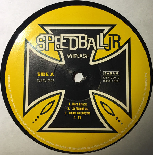 Speedball Jr. : Whiplash (LP)