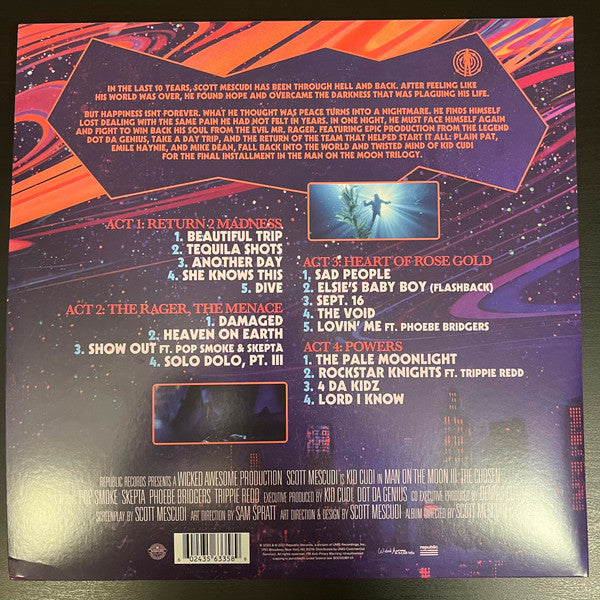 Kid Cudi : Man On The Moon III: The Chosen (LP,Album,Stereo)