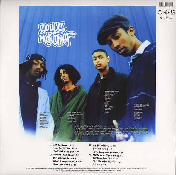 Souls Of Mischief : 93 'Til Infinity (LP,Album,Reissue,Remastered)