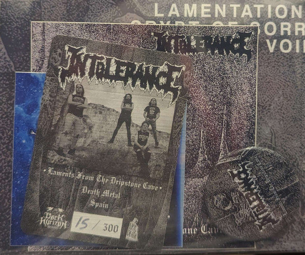 Intolerance (6) : Laments From The Dripstone Cave (12",EP,Limited Edition,Numbered)