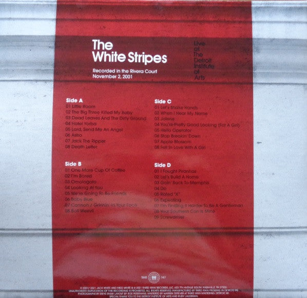 White Stripes, The : Live At The Detroit Institute Of Arts (LP,Album)