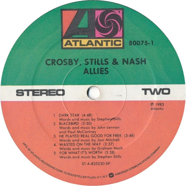 Crosby, Stills & Nash : Allies (LP,Album)