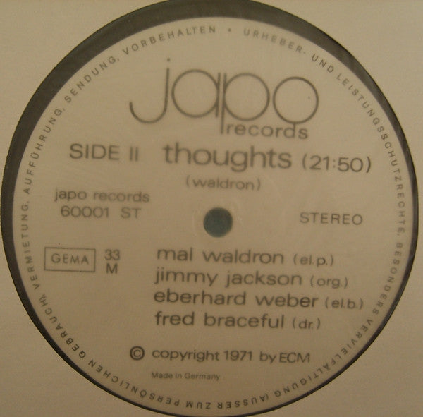 Mal Waldron : The Call (LP,Album,Stereo)