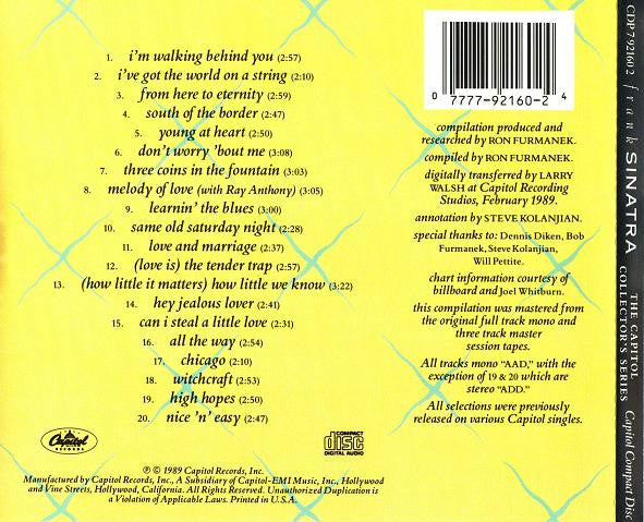 Frank Sinatra : The Capitol Collector's Series (Compilation)